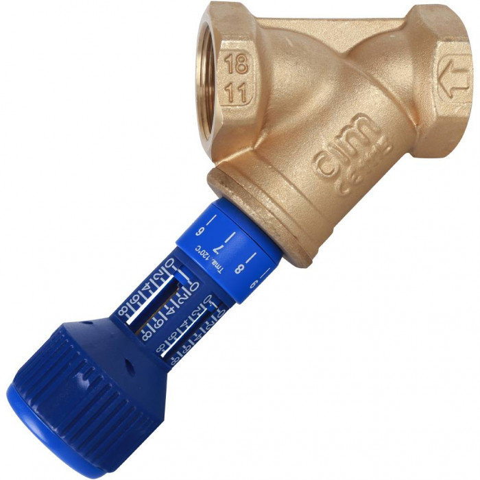 Клапан балансировочный Cimberio 727ОТ 1.1/4 PN20 BB ручной без изм. ниппелей