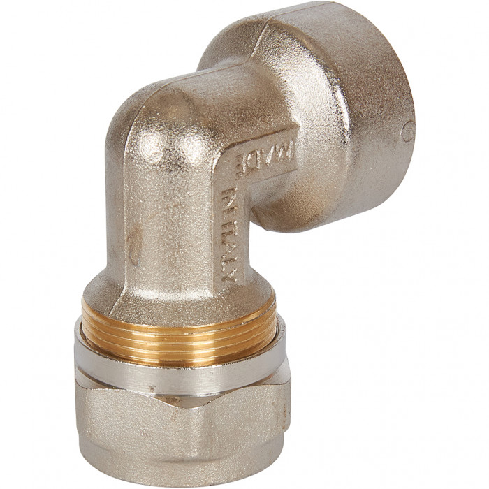 Угольник-переходник STOUT с внутренней резьбой 1 x26 для металлопластиковых труб винтовой