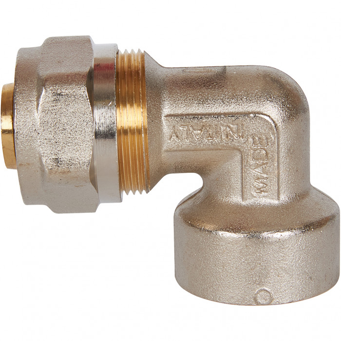 Угольник-переходник STOUT с внутренней резьбой 1 x26 для металлопластиковых труб винтовой