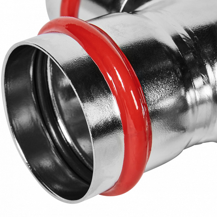 ROMMER RSS-0013-000054 ROMMER Тройник равнопроходной, 54, из нержавеющей стали прессовой