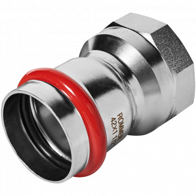 ROMMER RSS-0022-042112 ROMMER Переходник-ВР, 42х1 1/2, из нержавеющей стали прессовой