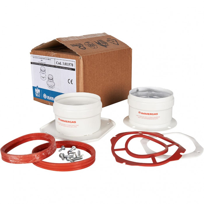 Immergas Комплект патрубков с фланцем для подключения к котлу Ø 80 мм (арт.3.011570)