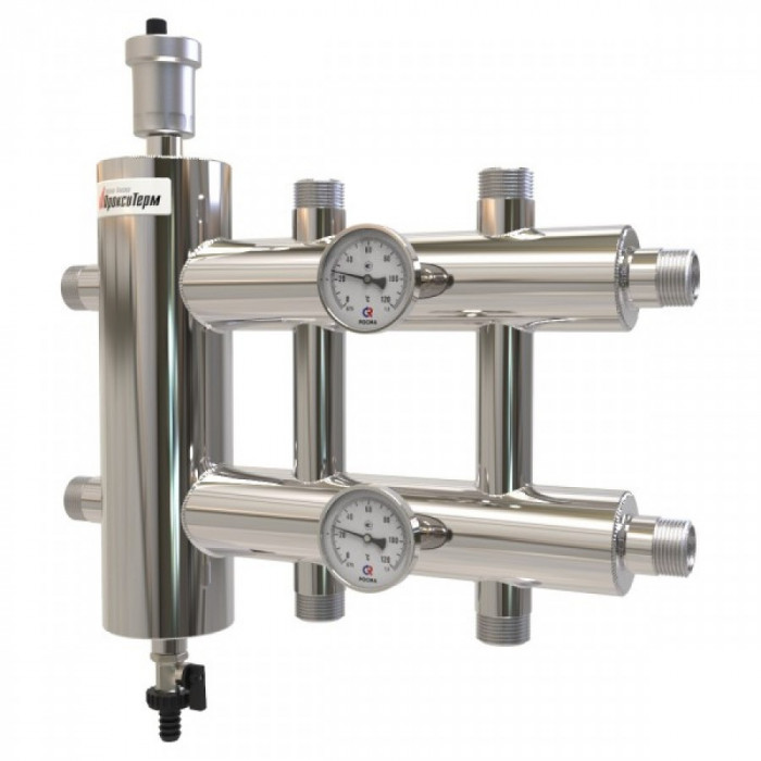 Распределительный коллектор с гидрострелкой GSK 40-3