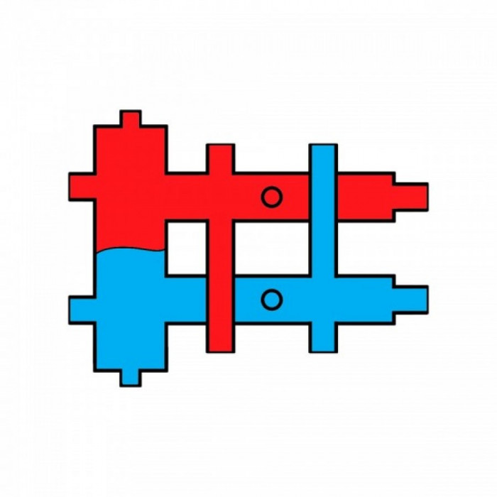 Распределительный коллектор с гидрострелкой GSK 40-3