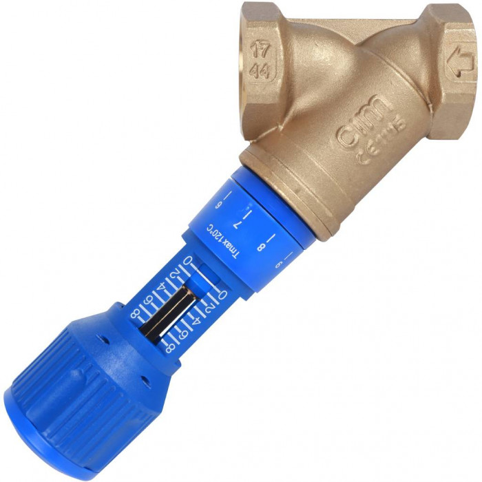 Клапан балансировочный Cimberio 727ОТ 1.1/2 PN20 BB ручной без изм. ниппелей