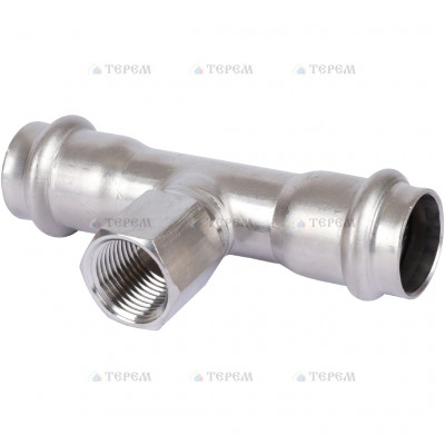 Sanha 9130G пресс-фит. нерж.сталь, тройник ВПр-ВР-ВПр, 22x1/2x22