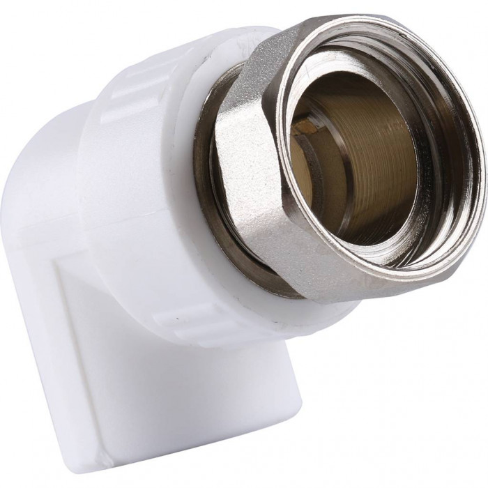 Kalde Угольник с накидной гайкой для полипропиленовых труб 25х1