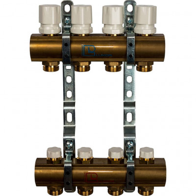 Коллектор в сборе LUXOR  CD 468/4 1''х3/4 EK