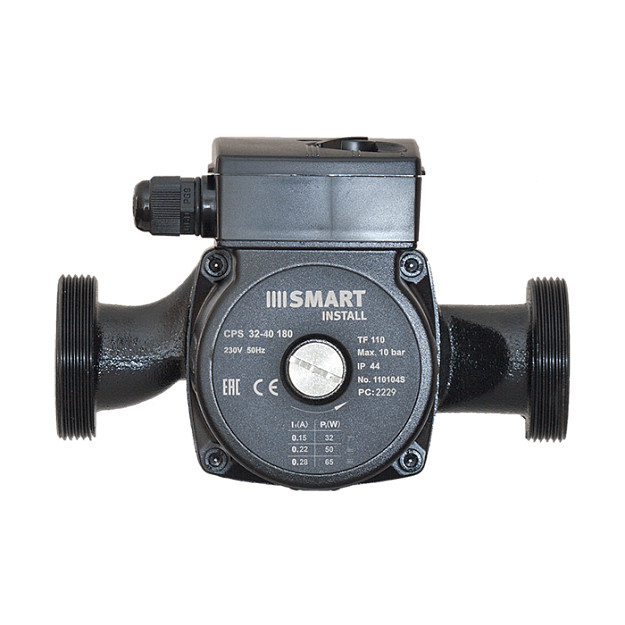Насос циркуляционный Smart Install CPS 32-40 180мм 65Вт 1x230В 50Гц с гайками