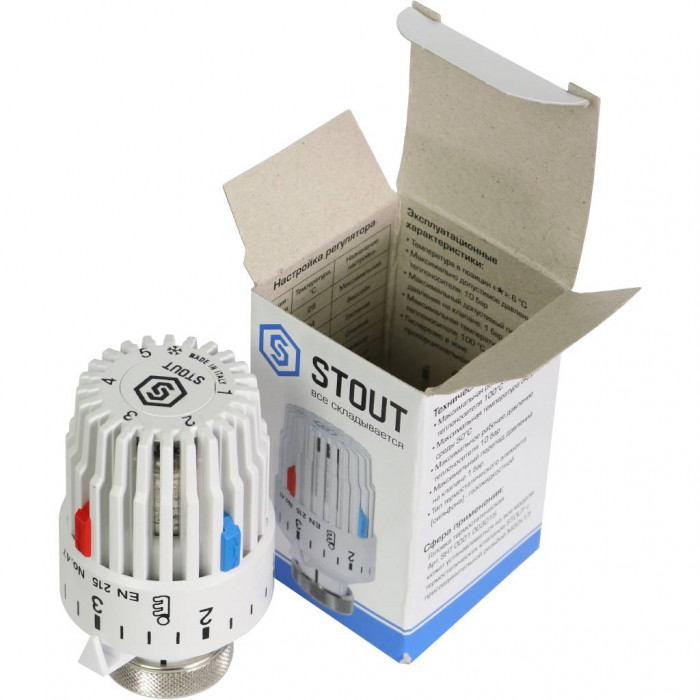 Головка термостатическая STOUT SHT газовая M30x1,5