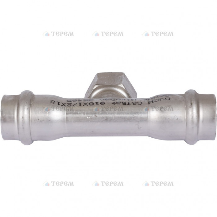 Sanha 9130G пресс-фит. нерж.сталь, тройник ВПр-ВР-ВПр, 18x1/2x18