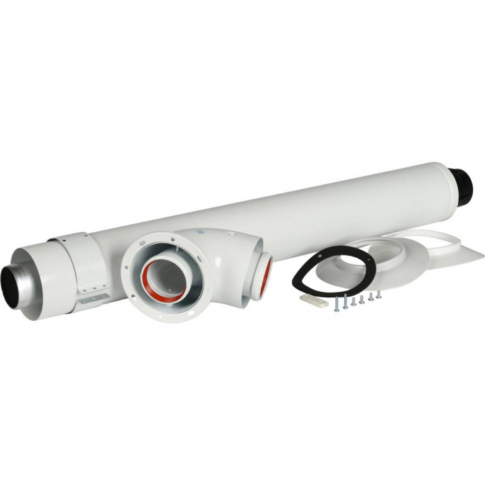 Дымоход коаксиальный STOUT для прохода через стену (совместимый с Protherm Рысь,Ягуар) D 60/100 SCA-6010-220850