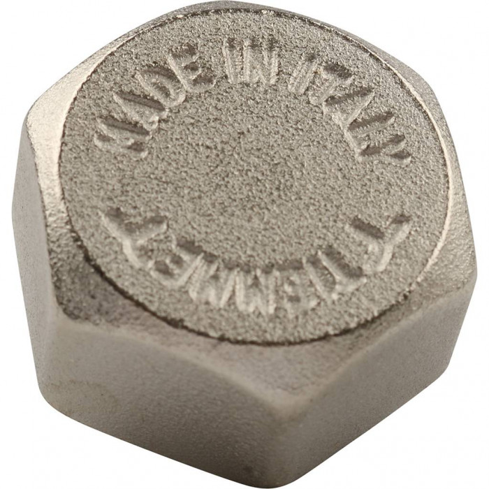 Заглушка TIEMME ВР никелированная 1 для стальных труб резьбовой