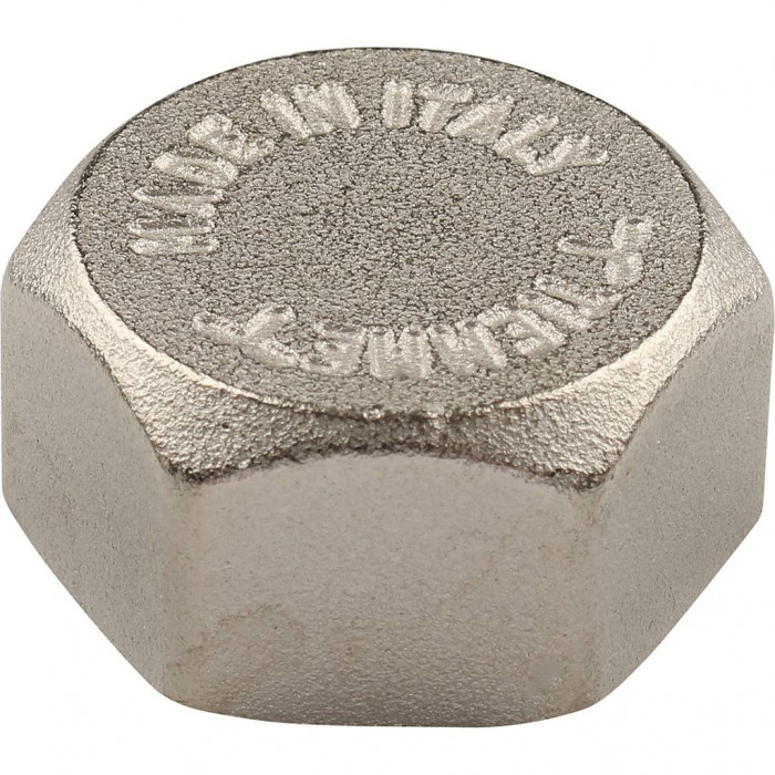 Заглушка TIEMME ВР никелированная 1 для стальных труб резьбовой