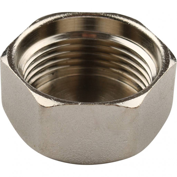 Заглушка TIEMME ВР никелированная 1 для стальных труб резьбовой