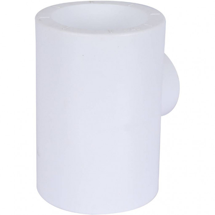 Политэк 40х25х40 Тройник переходной для полипропиленовых труб под сварку (цвет белый)