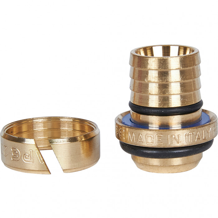 Угольник-переходник STOUT с наружной резьбой 3/4 х20 для металлопластиковых труб винтовой