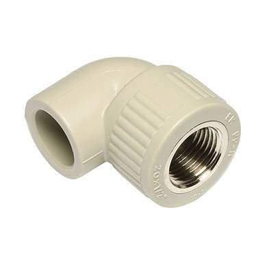Колено Ekoplastik ППР с внутр. металл. резьбой 25х3/4x90°
