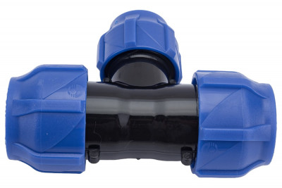 Тройник клеевой 90° d50 PN16 AQUAVIVA, Россия