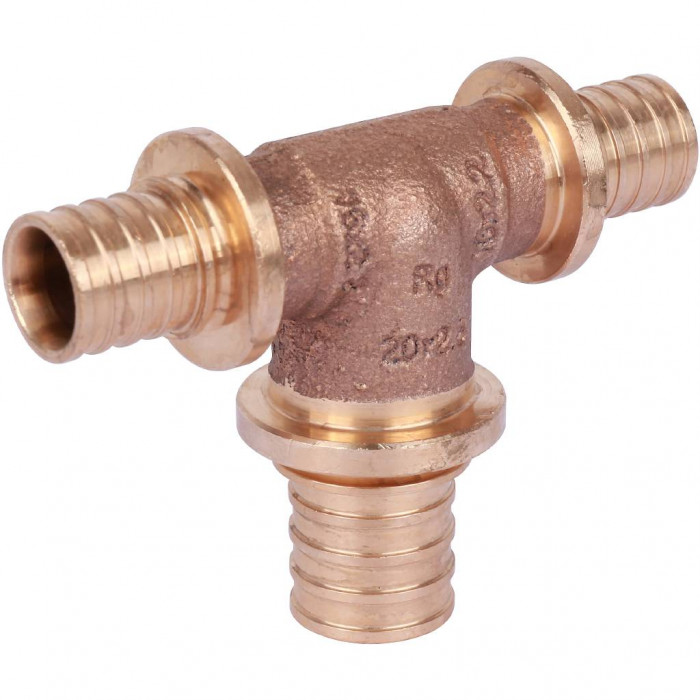 Тройник REHAU с увеличенным боковым проходом 16-20-16 PLATINUM RX (13777471001)