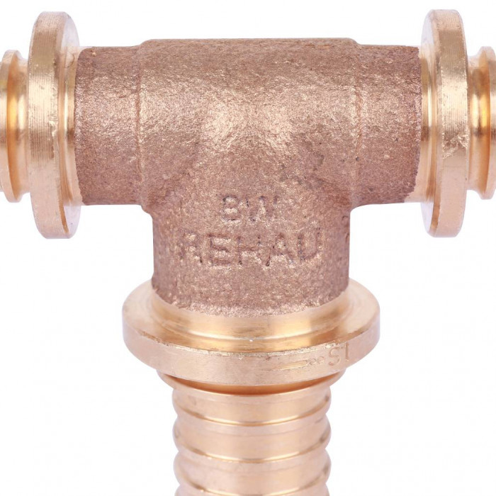 Тройник REHAU с увеличенным боковым проходом 16-20-16 PLATINUM RX (13777471001)