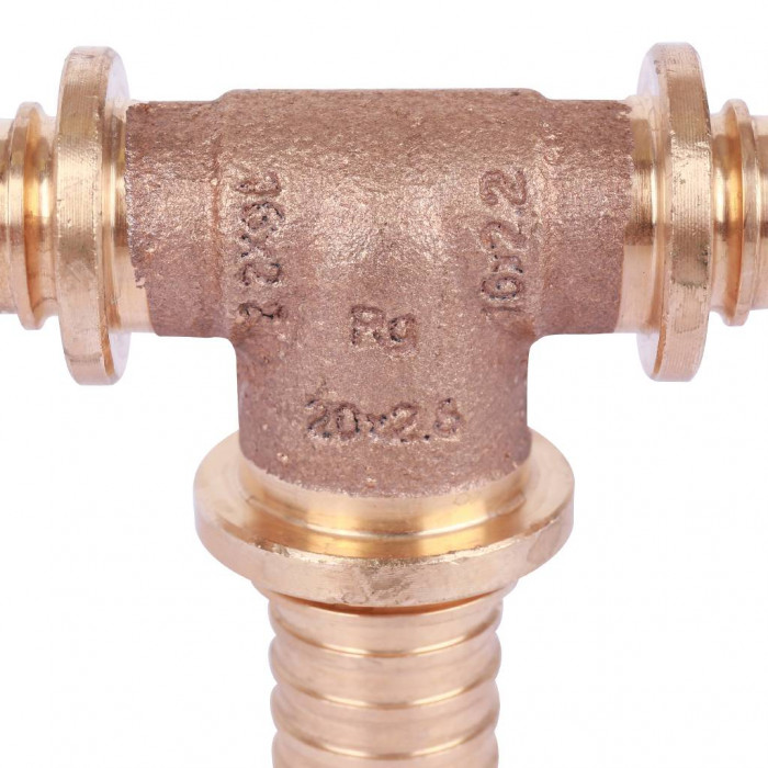 Тройник REHAU с увеличенным боковым проходом 16-20-16 PLATINUM RX (13777471001)