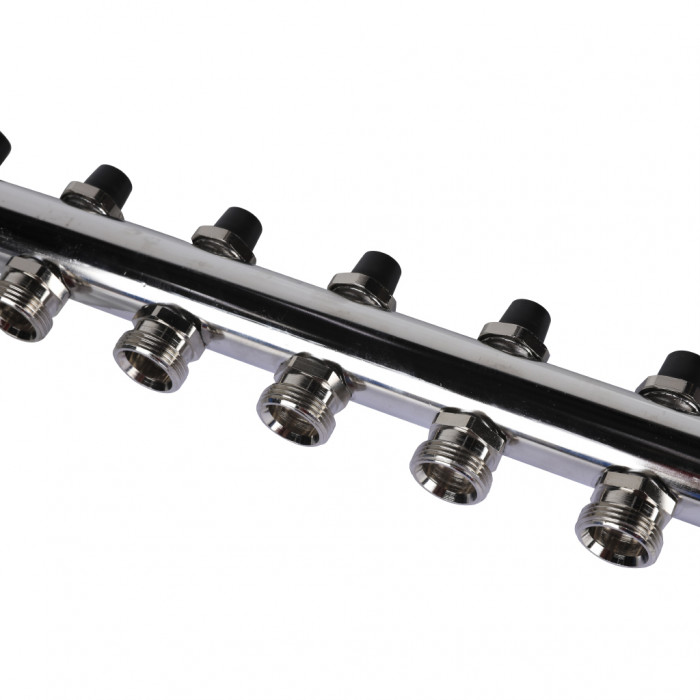 Распределительный коллектор REHAU HKV на 12 контуров нержавеющая сталь (12181211001)