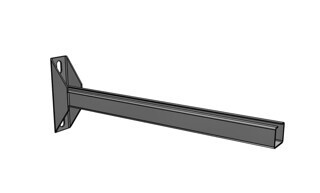 Настенная консоль для удлинения 130 мм