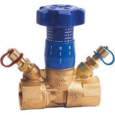 Клапан балансировочный Cimberio 787ОТ 1 PN25 BB ручной с изм. ниппелями