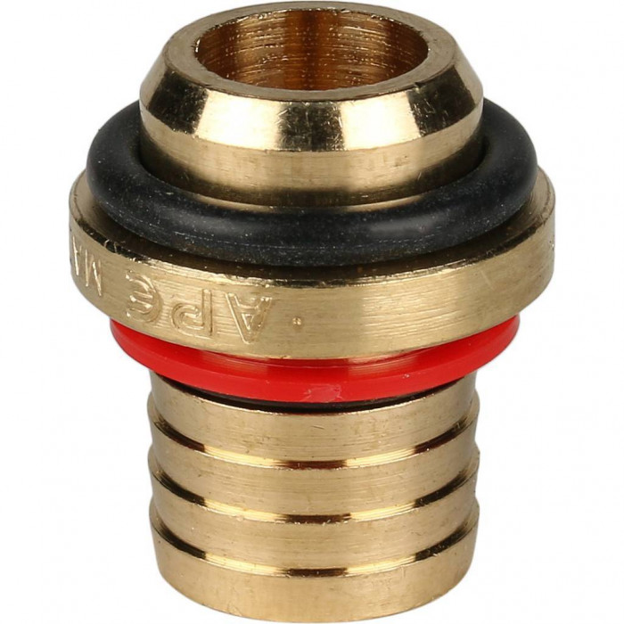 STOUT Угольник-переходник с наружной резьбой 1/2 х20 для металлопластиковых труб винтовой