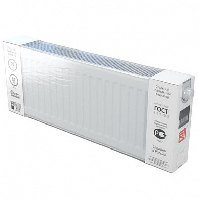 Стальной панельный радиатор STI Ventil Compact 22-300-800, боковое подключение