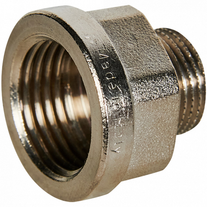 STOUT SFT-0073-001238 STOUT Переходник под ключ ВН никелированный 1/2 x3/8