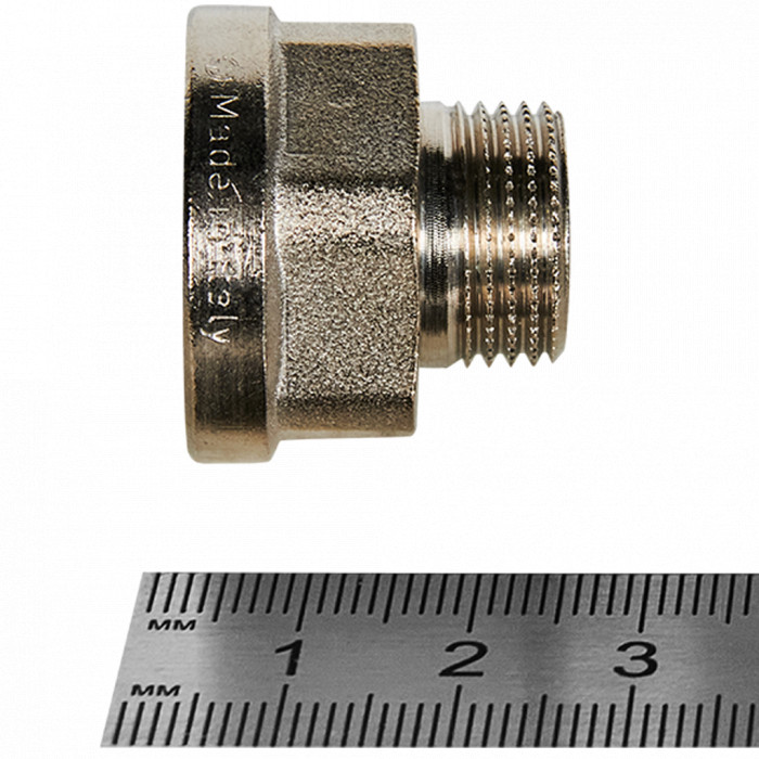 STOUT SFT-0073-001238 STOUT Переходник под ключ ВН никелированный 1/2 x3/8