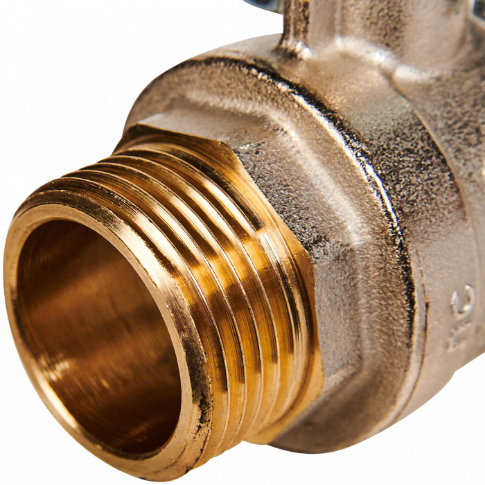 Кран шаровой полнопроходной STOUT SVB-0005-200025 НР/НР ручка рычаг 1