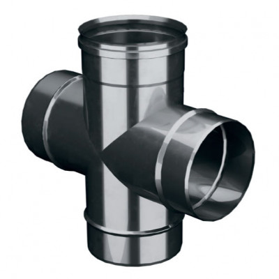 Четверик 90° D150, AISI 304 (Вулкан)