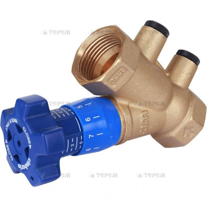 Клапан балансировочный Cimberio 787ОТ/2R 1 PN25 BB ручной без изм. ниппелей