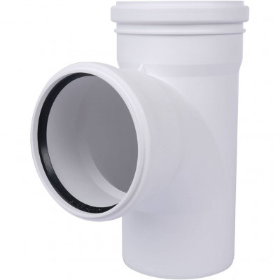 Тройник REHAU RAUPIANO PLUS 110/110/87° max flow (гидравл. оптимизированный радиус изгиба)