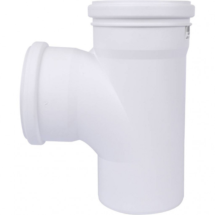 Тройник REHAU RAUPIANO PLUS 110/110/87° max flow (гидравл. оптимизированный радиус изгиба)