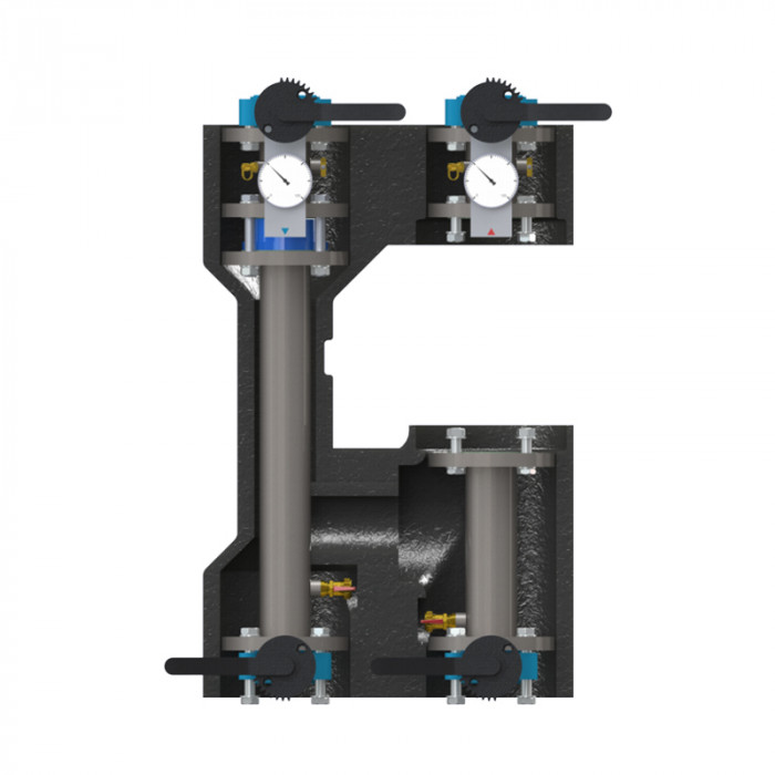 Насосная группа прямая без насоса, фланцевая DN 65