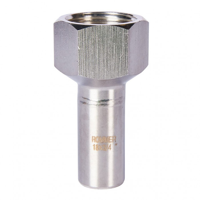 ROMMER RSS-0023-001834 Вставка переходная НПр-ВР, 18х3/4, из нержавеющей стали прессовой