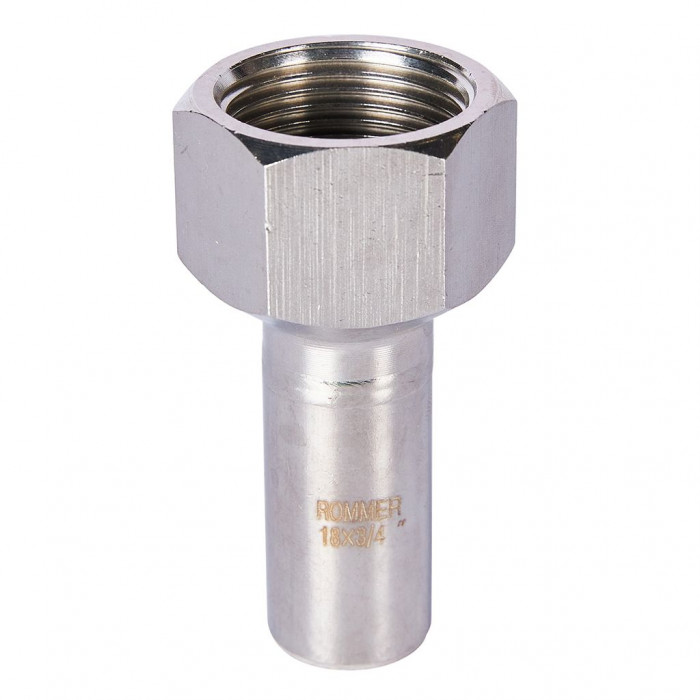 ROMMER RSS-0023-001834 Вставка переходная НПр-ВР, 18х3/4, из нержавеющей стали прессовой