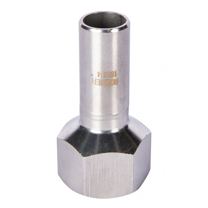 ROMMER RSS-0023-001834 Вставка переходная НПр-ВР, 18х3/4, из нержавеющей стали прессовой