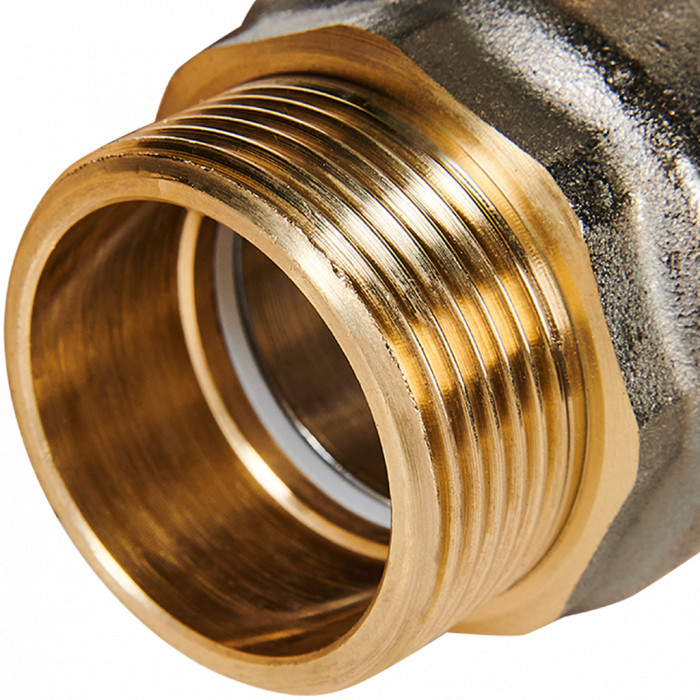 Кран шаровой полнопроходной STOUT SVB-0005-200032 НР/НР ручка рычаг 1 1/4