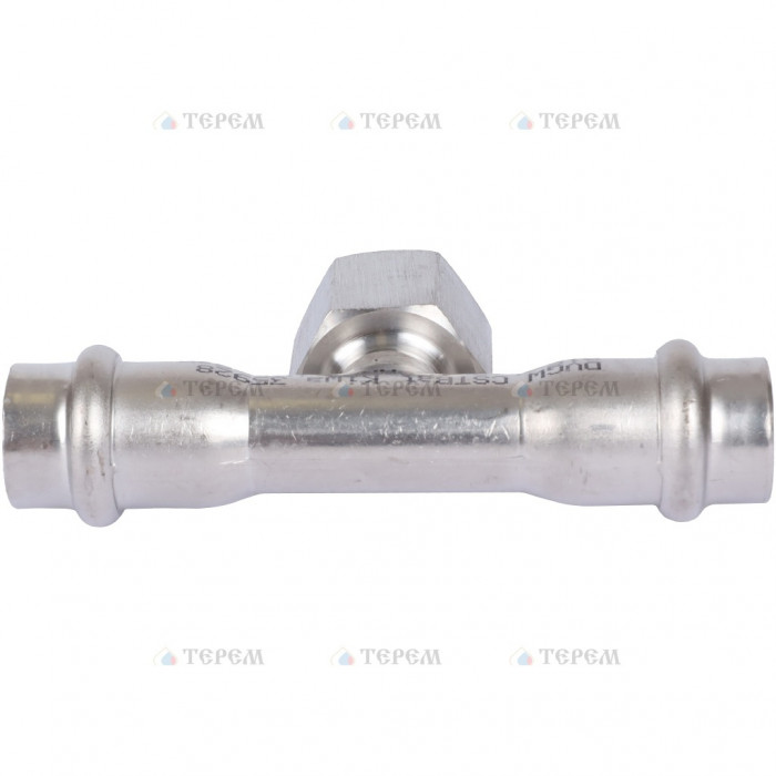 Sanha 9130G пресс-фит. нерж.сталь, тройник ВПр-ВР-ВПр, 15x1/2x15