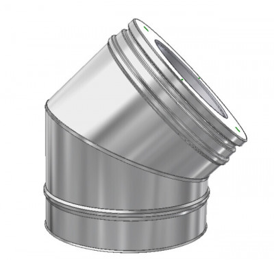 Отвод 45° д. 350 EcoICS25