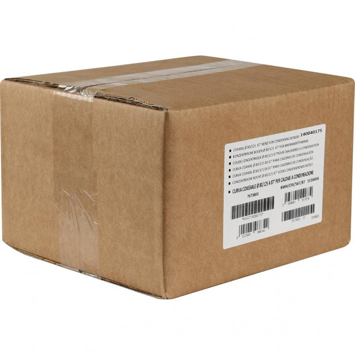 Baxi  KHG BAXI Коаксиальный отвод 90°, диам. 125/80, HT