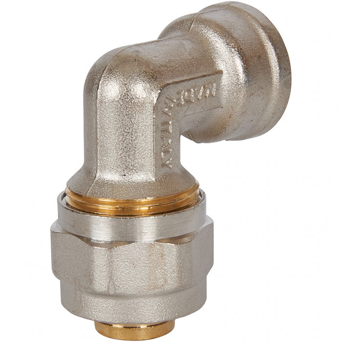 Угольник-переходник STOUT с внутренней резьбой 1/2 х20 для металлопластиковых труб винтовой