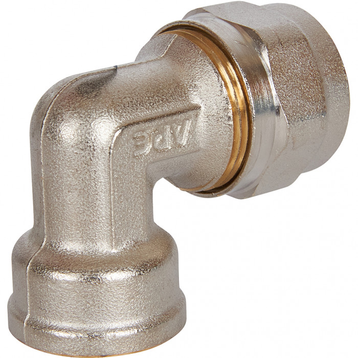 Угольник-переходник STOUT с внутренней резьбой 1/2 х20 для металлопластиковых труб винтовой