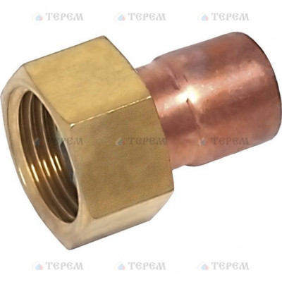 Sanha 5359g 5359G переход ВП-ВР, с накид- ной гайкой, медь 15x3/4, для медных труб под пайку