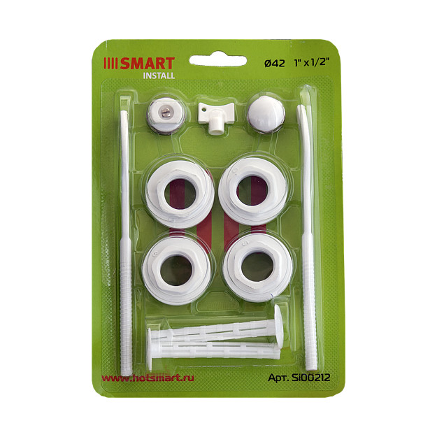 Комплект монтажный SMART Install для радиаторов 1"х1/2" 2 кронштейна